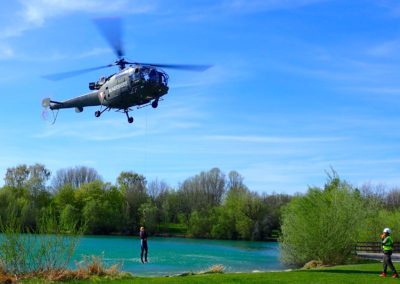 Canyoning-Gruppe bei Katastrophenschutz&shy;übung 1