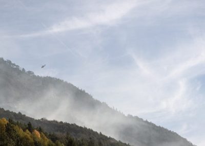 Einer der größten Waldbrände in der Geschichte Österreichs 1